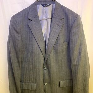 Joseph & Feiss Gold 100% Wool 2 Button Blazer Suit